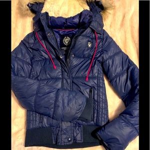COPY - American Eagle puffer sml,navy